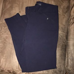 Navy blue skinny leg slacks (women’s)